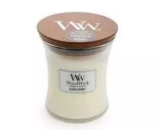 Woodwick - Island Coconut (medium Candle)